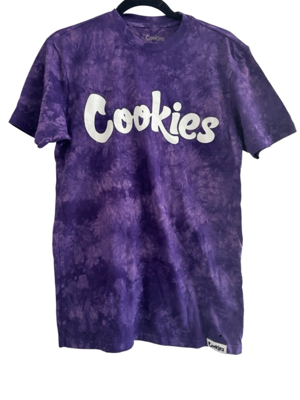 Cookies SF "Original Mint" Crystal Wash Tie-Dye Tee – Purple (Small)